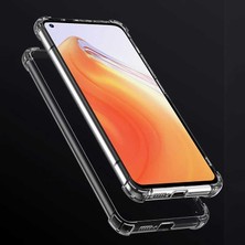 Case 4U Xiaomi Redmi Note 11 / 11s Kılıf Kamera Korumalı Darbe Emici Anti Shock Silikon Arka Kapak Şeffaf