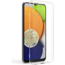 Case 4U Samsung Galaxy A03 Uyumlu Kılıf A+ Şeffaf Lüx Süper Yumuşak 0.3mm Ince Slim Silikon