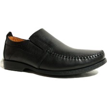 Castle Black Siyah Bağcıksız Comfort Erkek Ayakkabı
