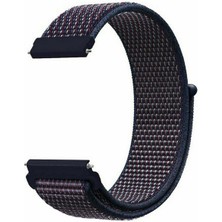 Markacase Samsung Galaxy Watch 4 Classic 46 mm R890 Için Dokuma Kordon Indigo