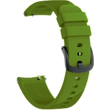 Markacase Samsung Galaxy Watch 4 Classic 46 mm R890 Için Silikon Kordon Yeşil