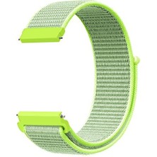 Markacase Samsung Galaxy Watch 4 Classic 42 mm R880 Için Dokuma Kordon Flash Light