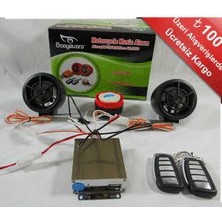 Motorsiklet Mp3 Çalar Alarmlı Radyo
