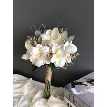 Luvienn Yeni Sezon Manolya Gelin Buketi Gelin Çiçeği Damat Yaka Çiçeği 2 Li Set