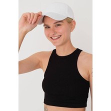 Eleven Markets Unisex Beyaz Düz Şapka