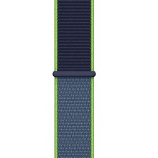 Markacase Samsung Galaxy Watch 4 Classic 42 mm R880 Için Dokuma Kordon Neon Yeşil