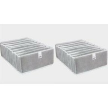 Esti 2 Adet - 8 Gözlü Çekmece Içi Akordiyon Organizer - Xlarge 30 x 39 x 14