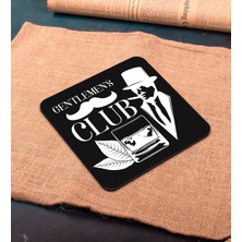 Bk Gift Kişiye Özel Viski Bardağı ve Ahşap Bardak Altlığı Hediye Seti - Model 4