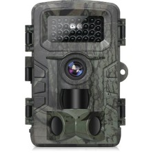Kkmoon Ir Gece Görüşlü 16MP 1080P Avcılık Kamerası - Gri (Yurt Dışından)