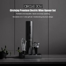 Circle Joy Akülü Otomatik Elektrikli Şarap Açacağı  - Siyah (Yurt Dışından)