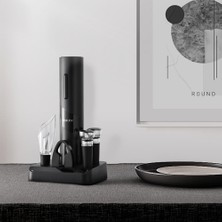 Circle Joy Akülü Otomatik Elektrikli Şarap Açacağı  - Siyah (Yurt Dışından)