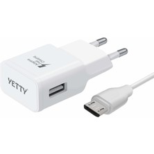 Yetty Micro USB Q.c. 3A Hızlı Şarj Aleti - Adaptör & Kablo