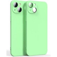 Yue Store Iphone 13 Mini Green Için Sıvı Devlet Telefon Kılıfı (Yurt Dışından)