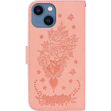 Yue Store Iphone 13 Mini Pembe Için Deri Telefon Kılıfı (Yurt Dışından)