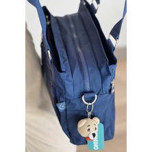 Nemo Bags Kadın Çapraz Askılı Omuz Çantası Çok Cepli Ayarlanabilir 33X23CM + Anahtarlık Hediyeli