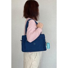 Nemo Bags Kadın Çapraz Askılı Omuz Çantası Çok Cepli Ayarlanabilir 33X23CM + Anahtarlık Hediyeli