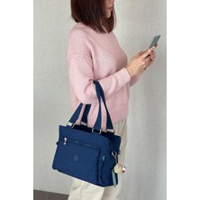 Nemo Bags Kadın Çapraz Askılı Omuz Çantası Çok Cepli Ayarlanabilir 33X23CM + Anahtarlık Hediyeli