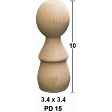 E Hobici  Boyanabilir Peg Doll  PD15