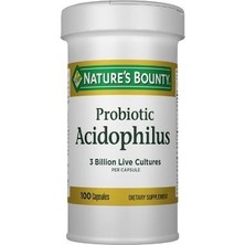 Nature's Bounty Natures Bounty Probiotic Acidophilus 100 Kapsül