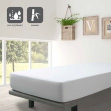 Yatsan Velfont Mekong Bambu Çift Taraflı Sıvı Geçirmez Alez 180X200X30 cm