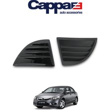 Cappafe Honda Civic 8 Kelebek Cam Rüzgarlığı 2 Parça 2006-2012