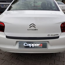 Cappafe Citroen C-Elysee Arka Tampon Eşiği Koruma Mat 2014-