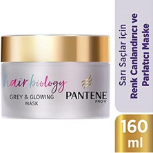 Pantene Hair Biology Maske Sarı Saçlar Için Renk Canlandırıcı ve Parlatıcı 160 ml