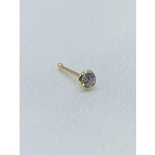 Piedra Beyaz Taşlı Altın Hızma