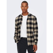 Only & Sons Onsgudmund Erkek  Kareli Gömlek