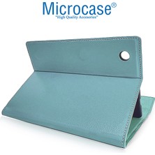 Microcase iPad Mini 6.nesil 8.3 Inch 2021 Sleeve Serisi Mıknatıs Kapaklı Standlı Kılıf - ACK101 Gök Mavi