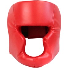 Head Guard Boks Makya Kafa Koruyucu Mma Kafa Yüzü 58 Ila 66CM Kırmızı 58 Ila 66CM Kırmızı