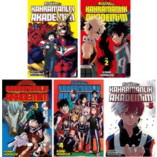 Kahramanlık Akademim 1-2-3-4-5. Ciltler Manga Seti - Kohei Horikoşi