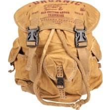 Old Cotton Cargo Ahtapot Model Unisex Sırt Çantası 5093 Camel