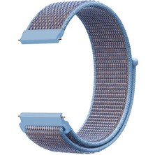 Markacase Samsung Galaxy Watch 4 40 mm R860 Için Dokuma Kordon Cerulean