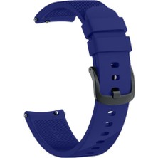 Markacase Samsung Galaxy Watch 4 40 mm R860 Için Silikon Kordon Lacivert