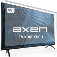 Best Ekran Axen AX49DIL08 Tv Ekran Koruyucu - Axen 49" Inç Tv Ekran Koruyucu Şeffaf Paneli