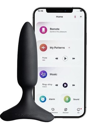 Lovense Hush 2 Akıllı Telefon Kontrollü 1 Inch Anal Plug