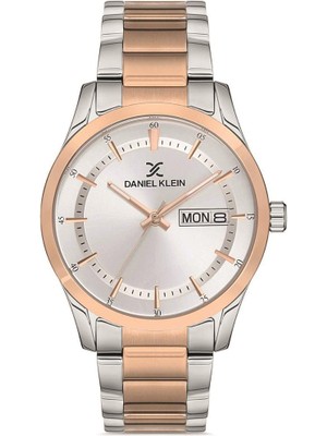 Daniel Klein Rose Gold/metalik Çelik Bilezik Takvimli Erkek Kol Saati