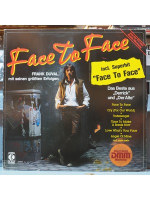 Kupon Frank Duval,face To Face*isviçre Baskı 1982 Lp