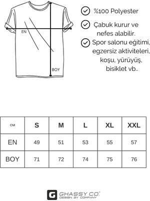 Ghassy Co. Erkek 5'li Paket Dry Fit Siyah Lacivert Beyaz Haki Gri  Atletik Nem Emici Günlük Tshirt