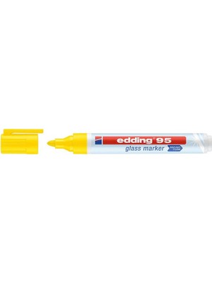Tahtakalehobi Edding 95 Glass Marker Cam Kalemi Neon Sarı