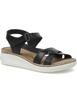 Polaris 162627.Z2FX Siyah Kadin Sandalet