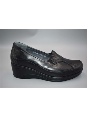 Forelli 57603 Rosa Kadın Deri Ayakkabı - Siyah - 39