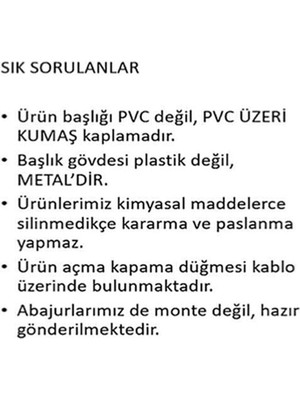 Vinner Doha Krom Kaplama Gövde Işıklı Özel Tasarım Metal Lambader  Gold Şeritli Mataro Vizon