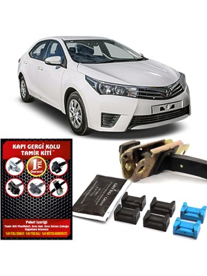 Barrer Toyota Corolla E170;180 Kapı Gergi Kolu (Limitör) Tamir Kiti (2 Kapı Set) 2012-2019