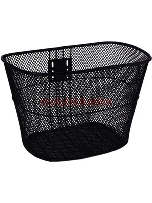 Motobisikletim Mtb Bisiklet Ön Sepet Demir Kalın Tel Siyah Renk 650 Gram Aparatlar Dahil