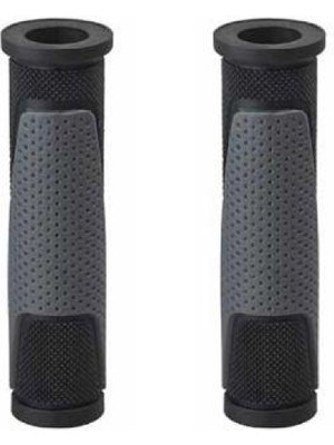 Motobisikletim Mtb Bisiklet Elcik Soft Silikon Çift Renkli Siyah / Gri [takım]
