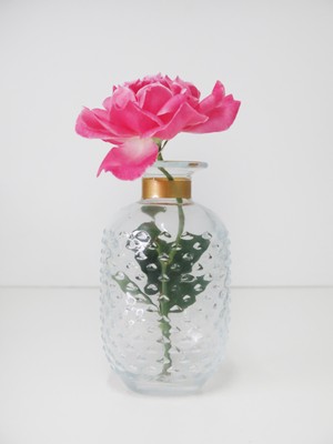 Missi Gold Boyunlu Cam Vazo(15 Cm)