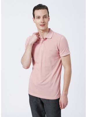 Lee Cooper Pike Pembe Erkek Polo T-Shirt 222 Lcm 242057 Twıns Pembe