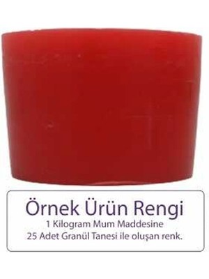 Hobizubi Kırmızı Mum Boyası 5 gr Granül Mum Boyası